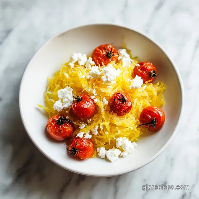 Feta Spaghetti Squash Bake: Creamy and Roasted