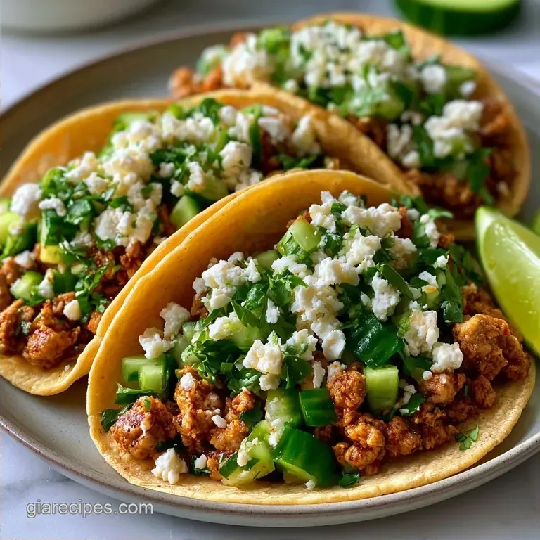 Greek Turkey Tacos: High Protein and Fresh