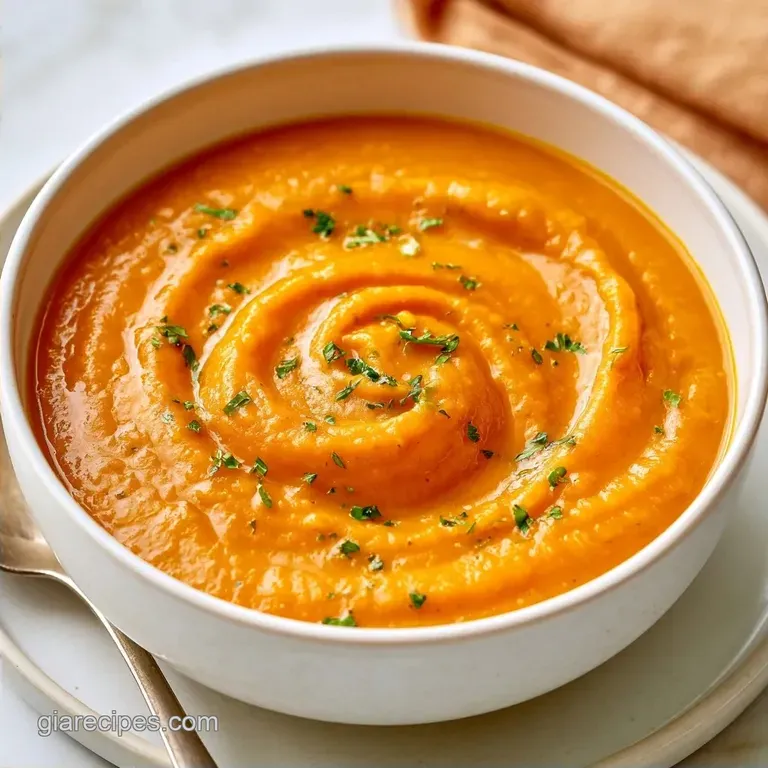 Healthy Butternut Squash Soup in 35 Minutes
