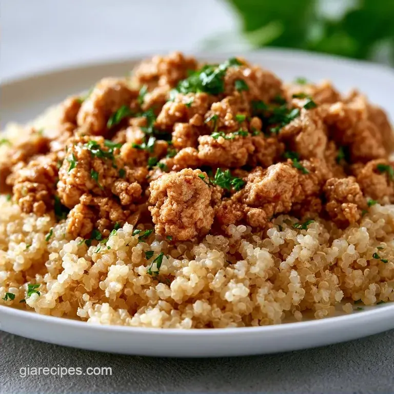 Healthy Mediterranean Turkey Dinner with Quinoa