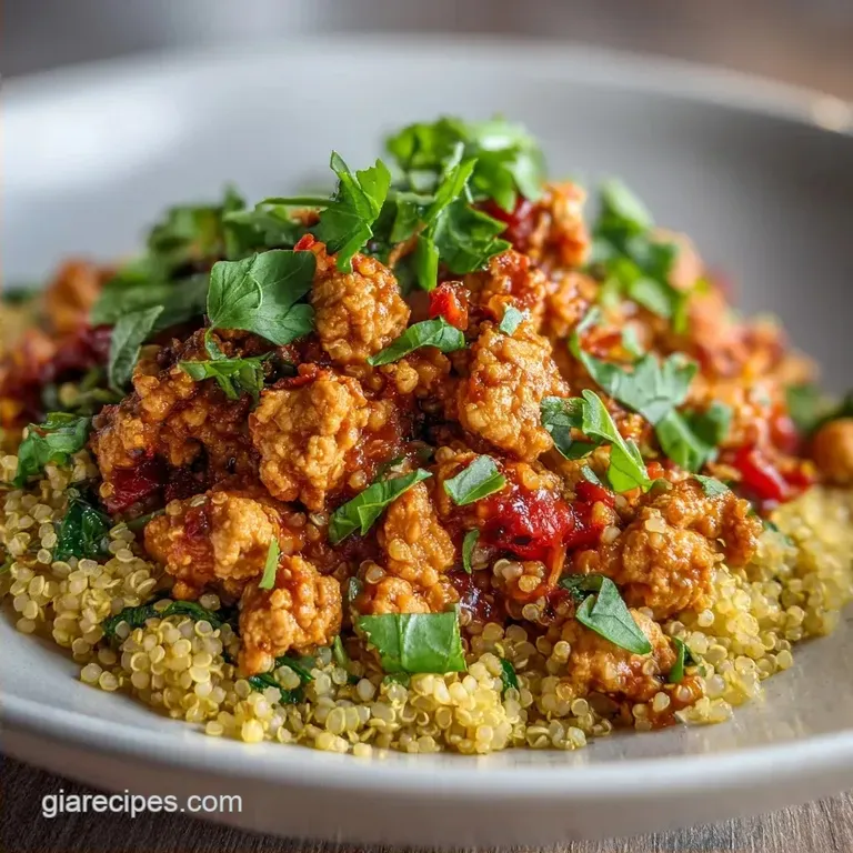 Zesty High-Protein Turkey & Quinoa Power Bowls