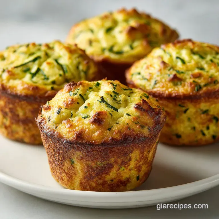 Parmesan Zucchini Muffins: Savory and Light