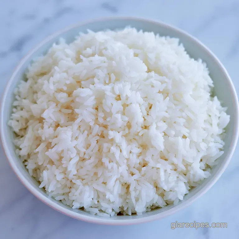 Perfect Stovetop White Rice: Fluffy and Separate