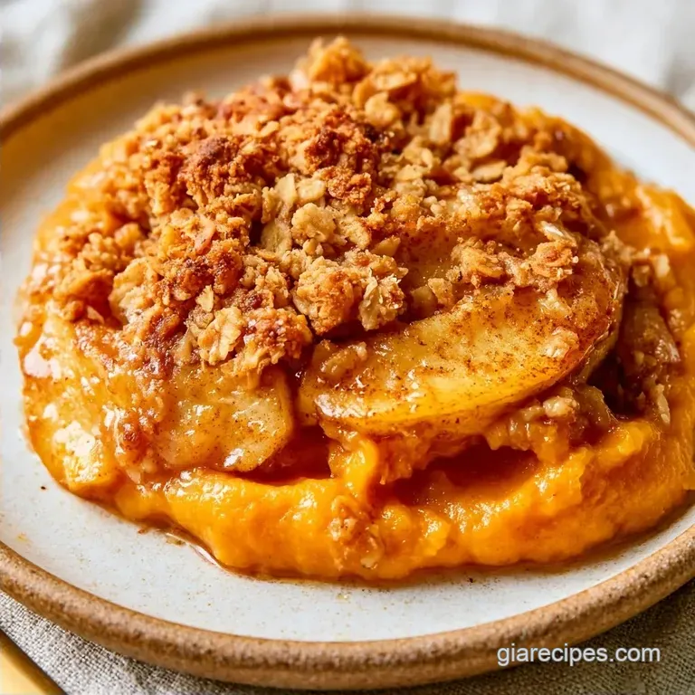 Pumpkin Apple Crisp: Baked with Maple Syrup