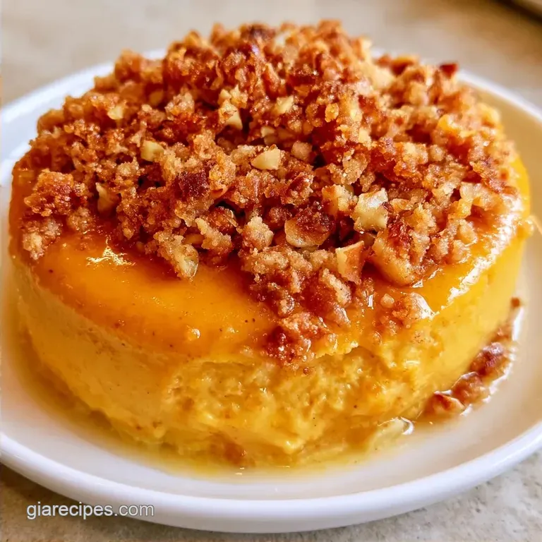Crispy Pumpkin Crunch Cake