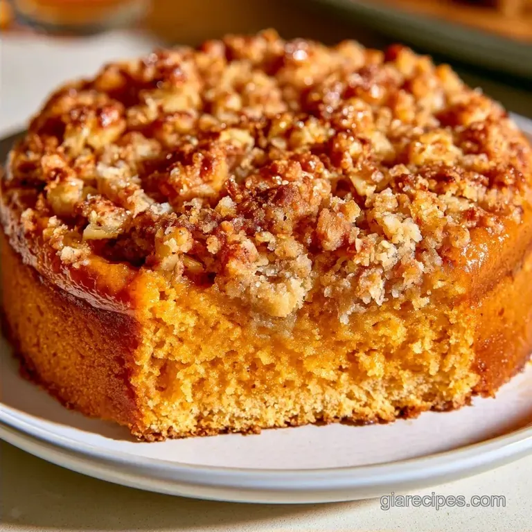 Easy Pumpkin Dump Cake: Golden Crust
