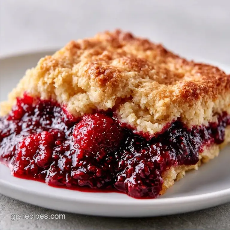Old Fashioned Raspberry Cobbler