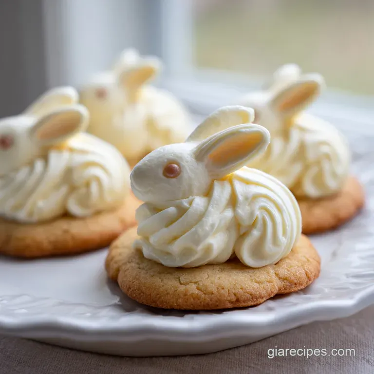Soft Buttercream Bunny Cookies: Tender and Pillowy