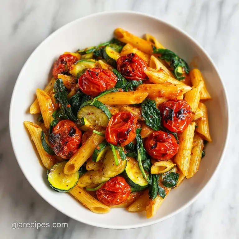 Best Weeknight Tomato Zucchini Pasta: Pan-Seared