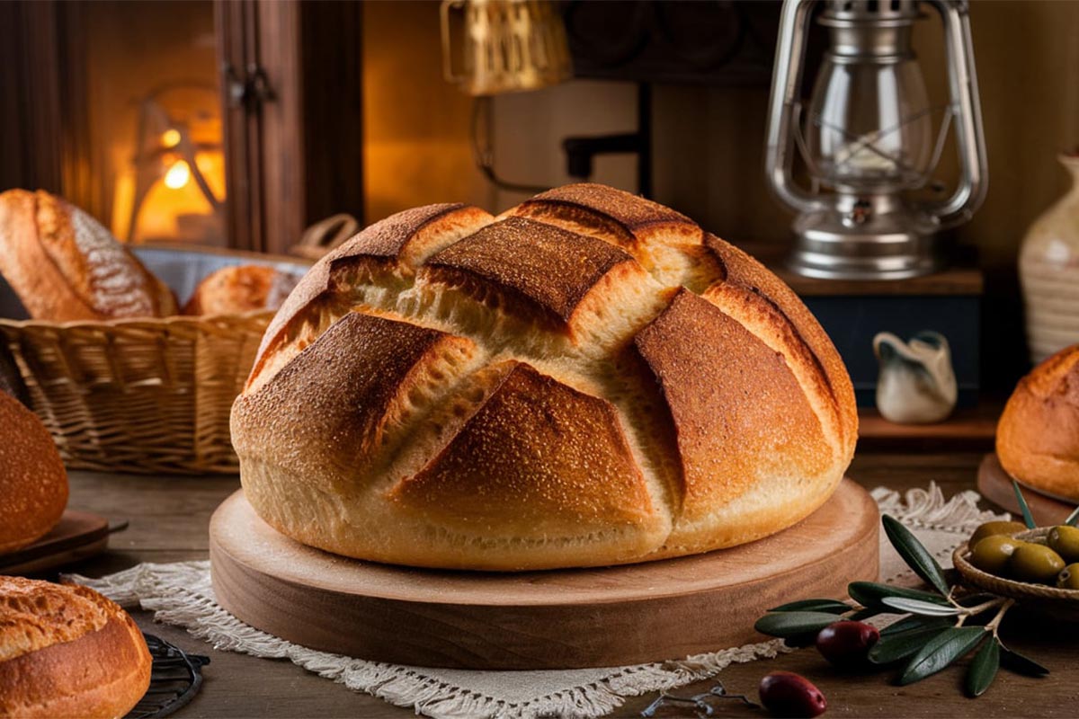 Soft telera bread roll with a slightly crispy crust, perfect for Mexican torta sandwiches.